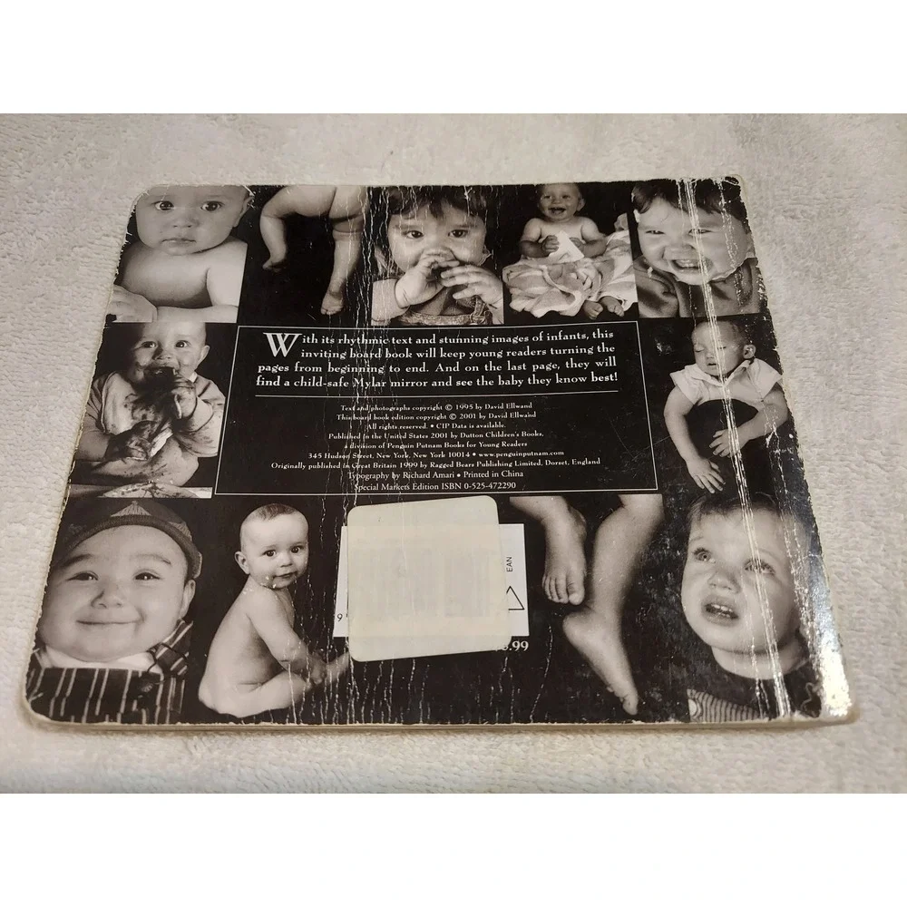 The Big Book of Beautiful Babies Board Book David Ellwand Black White Mirror‎